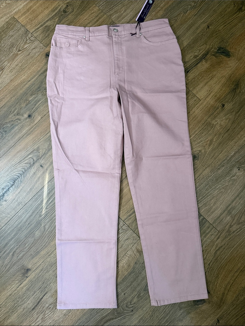 GV 14average Slimming HERITAGE FIT  Dusty Rose Jeans 5pocket TaperedLeg 12”Rise